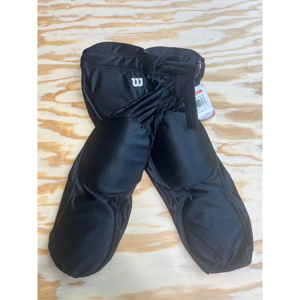 Wilson RediPlay Youth Football Pants Black Integrated Padding F7721 BLA M